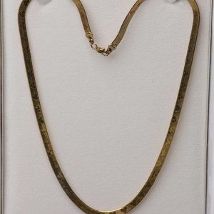 Sterling Silver Designer Chain with 14k SG overlay